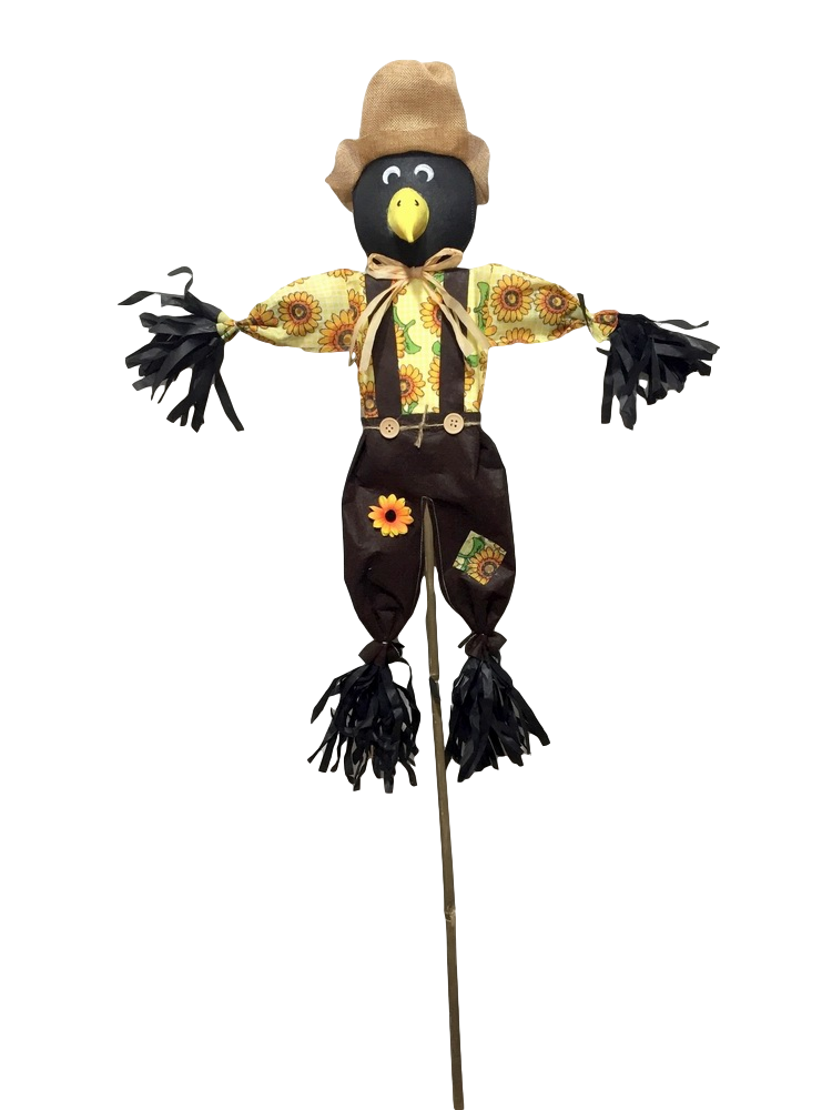 36” BLK CROW STAKE CS. PK.: 12