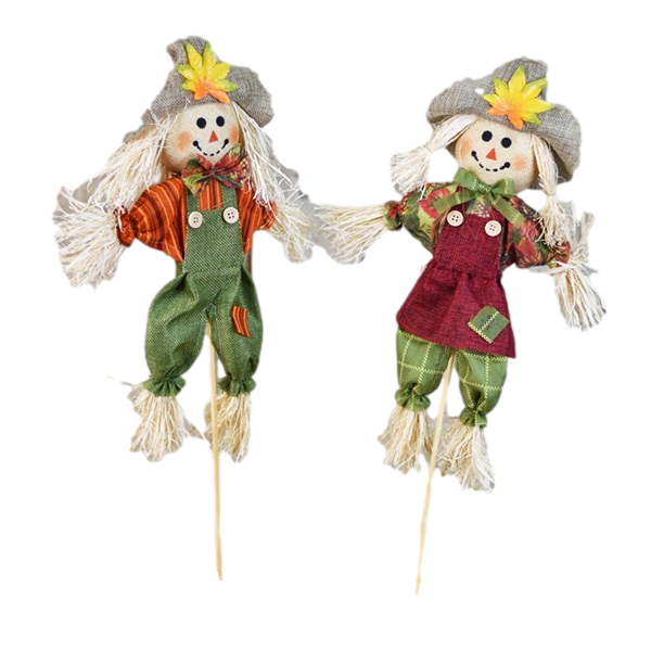 13" SCARECROW PICK 2 ASST. CS. PK.: 48